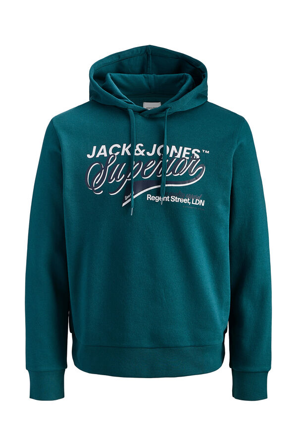 Jack & Jones Sweatshirt de capuz regular fit azul