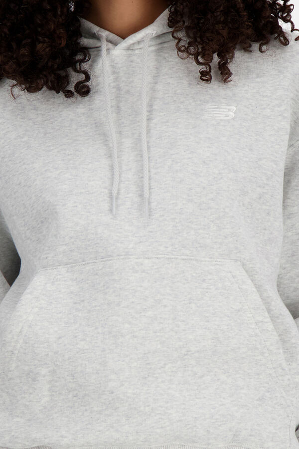 New Balance sweatshirt desportiva com capuz cinzento