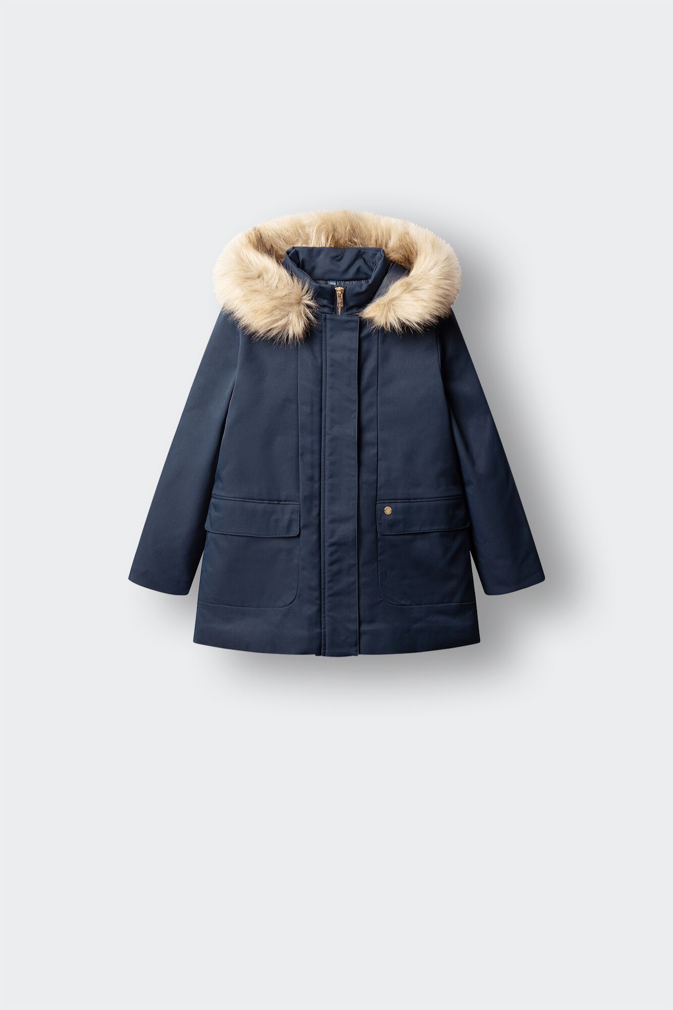 Springfield Kids Parka com broche para menina