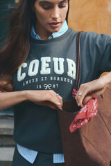 Springfield Sweatshirt "Coeur" cinzento