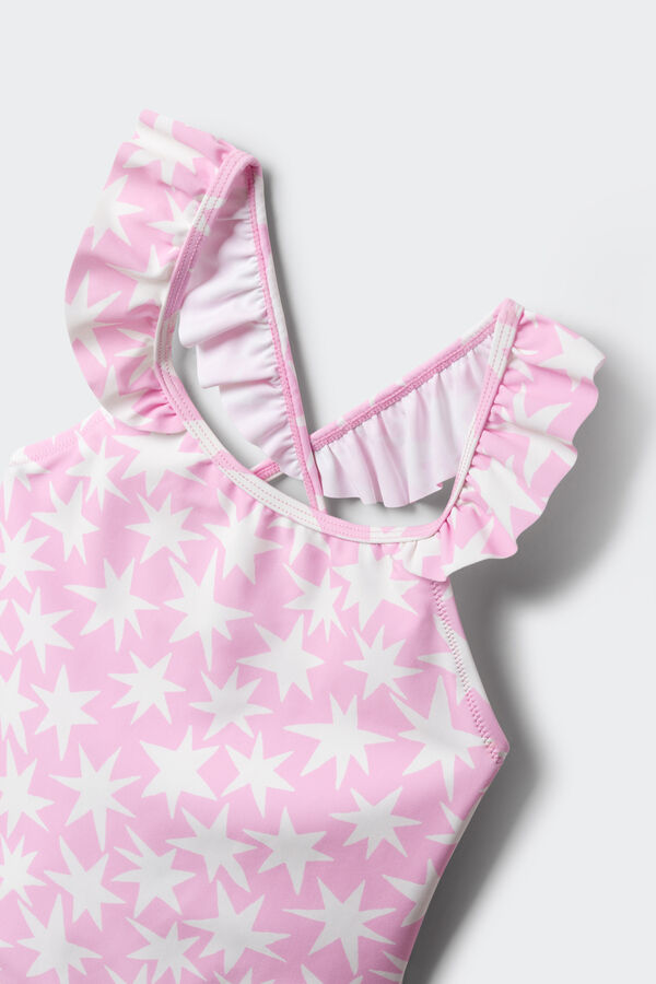 Springfield Kids Fato de banho de estrelas para menina rosa