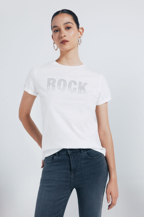 Springfield Camiseta "Rock" estampado