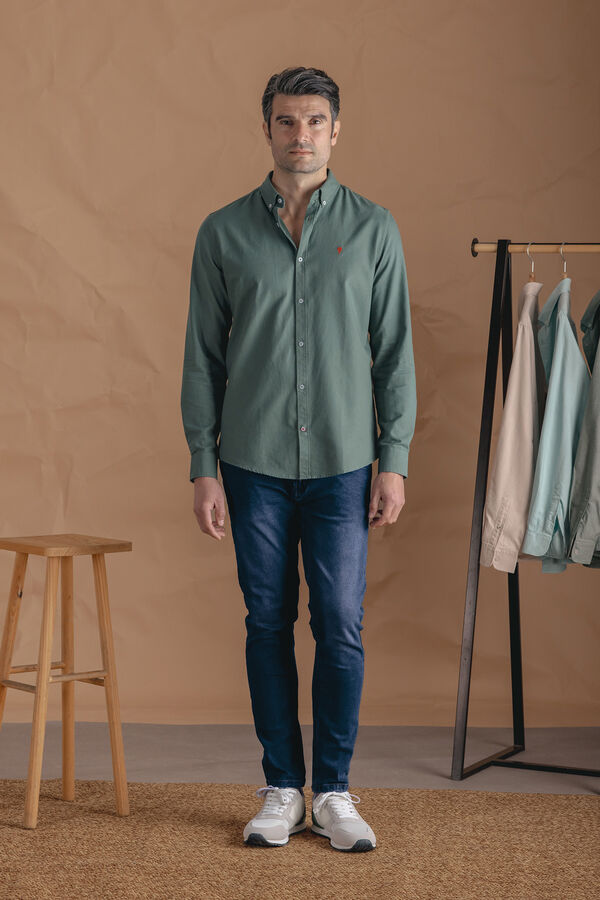 Celopman Oxford Shirt  green
