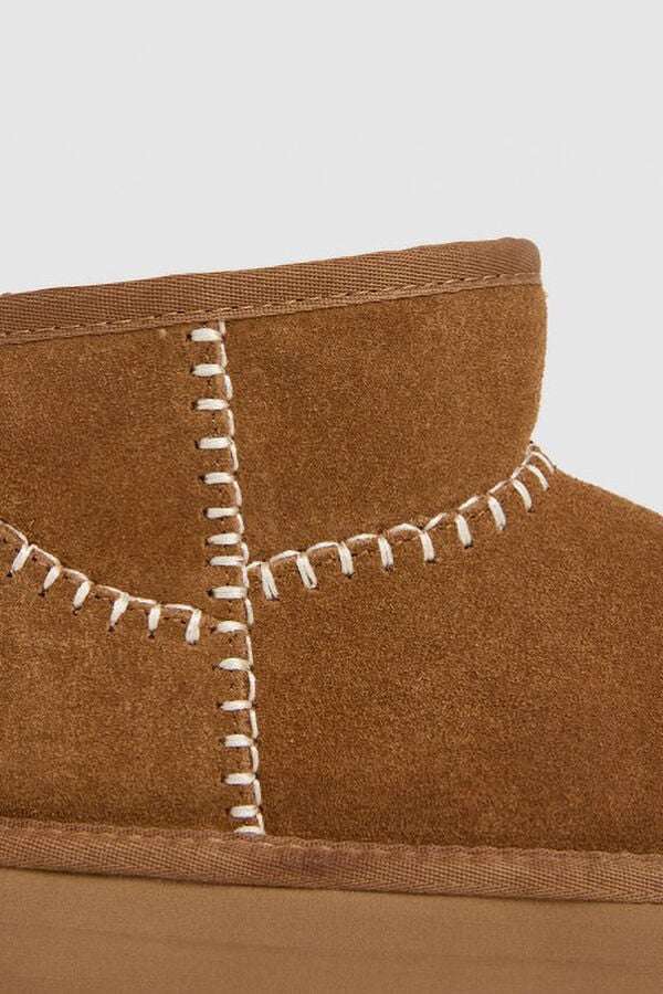 Pepe Jeans Bota de camurça Dissy vison