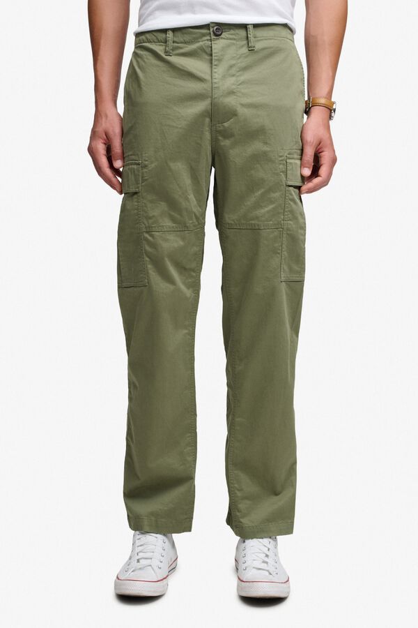 Superdry Cal&ccedil;a comprida cargo verde