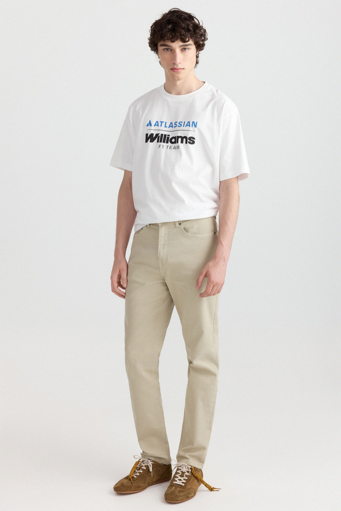 Springfield Cal&ccedil;a 5 bolsos slim lavagem desbotada