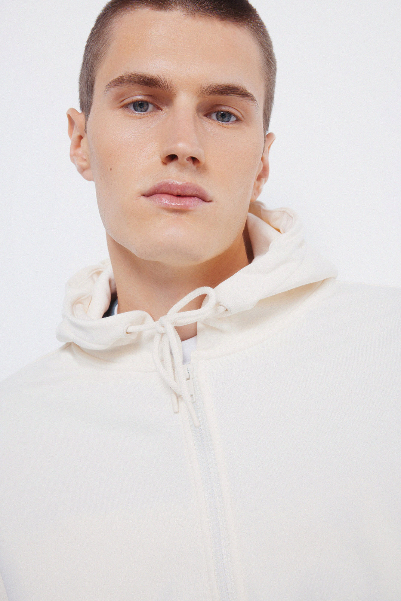 Springfield Sweatshirt com fecho-&eacute;clair e capuz