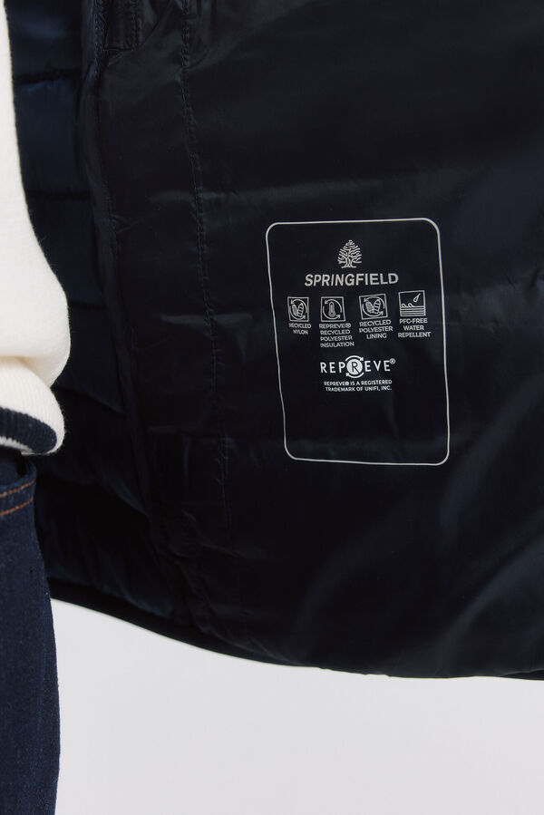 Springfield Casaco acolchoado azul