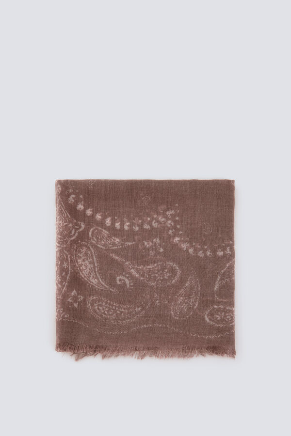 Springfield Len&ccedil;o bandana grande castanho