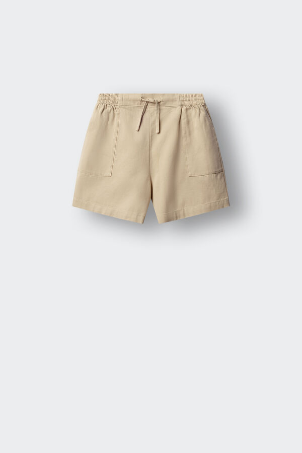 Springfield Kids Bermuda fluida menina bege