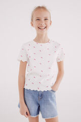 Springfield Kids Camiseta menina melancia branco