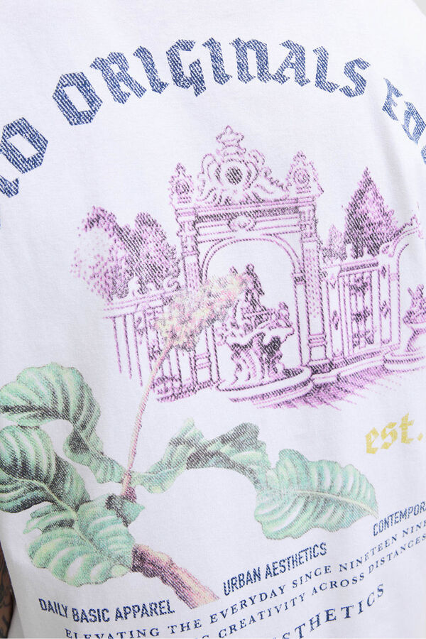 Jack & Jones T-shirt com estampa traseira  branco