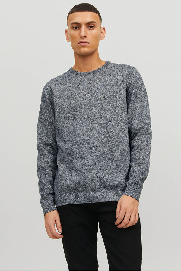 Jack & Jones Camisola de ajuste regular cinzento