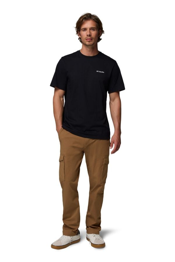 Columbia T-shirt com estampado de natureza nas costas preto
