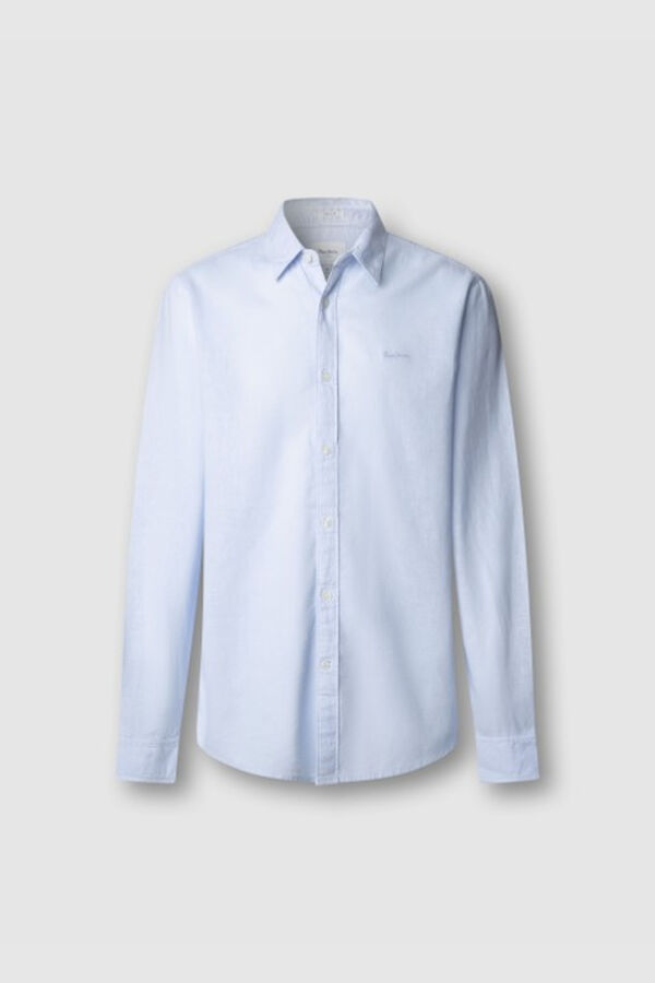 Pepe Jeans Camisa de manga comprida com logo azul