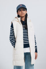 Springfield Kids Colete acolchoado para menina cru