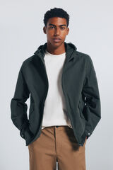 Springfield Parka algodão estampado