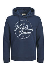 Jack & Jones Sweatshirt com capuz vintage azul