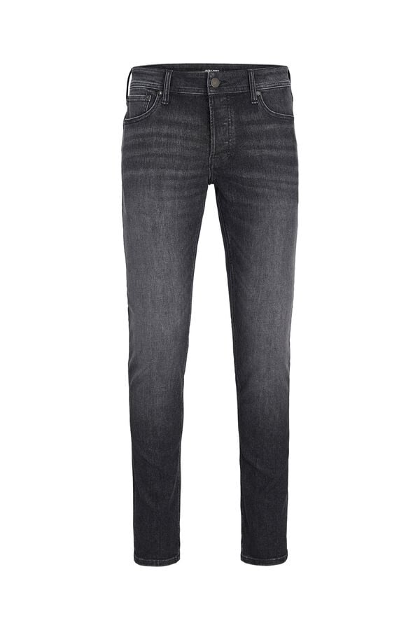 Jack & Jones PLUS Jeans slim cinco bolsos preto