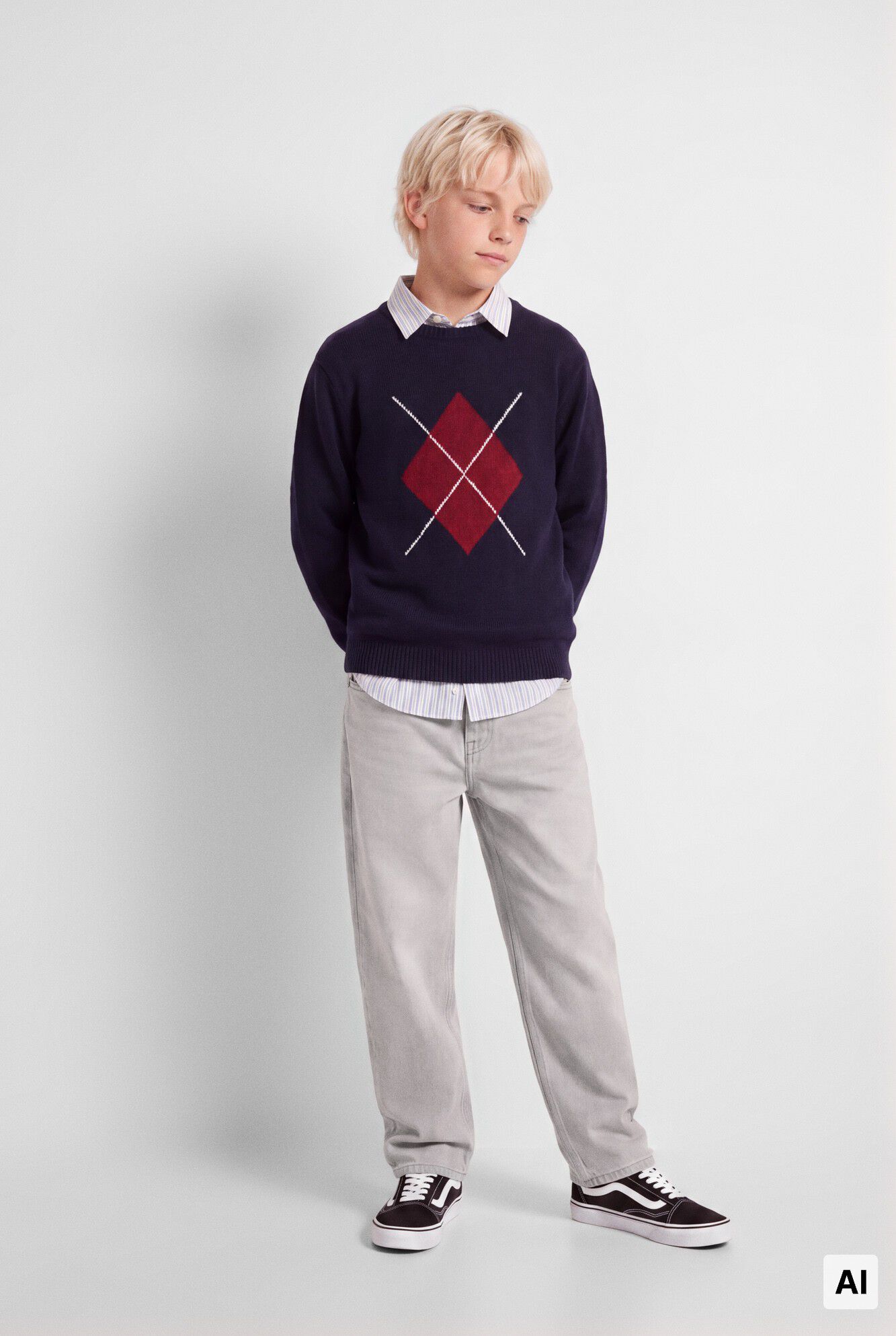 Springfield Kids Camisola jacquard crian&ccedil;a