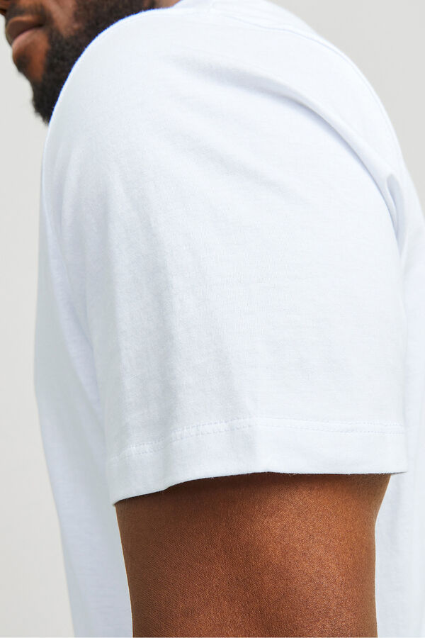 Jack & Jones PLUS Camiseta PLUS de corte regular branco