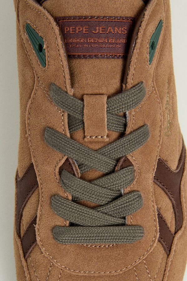 Pepe Jeans Sapatilhas de pele castanho