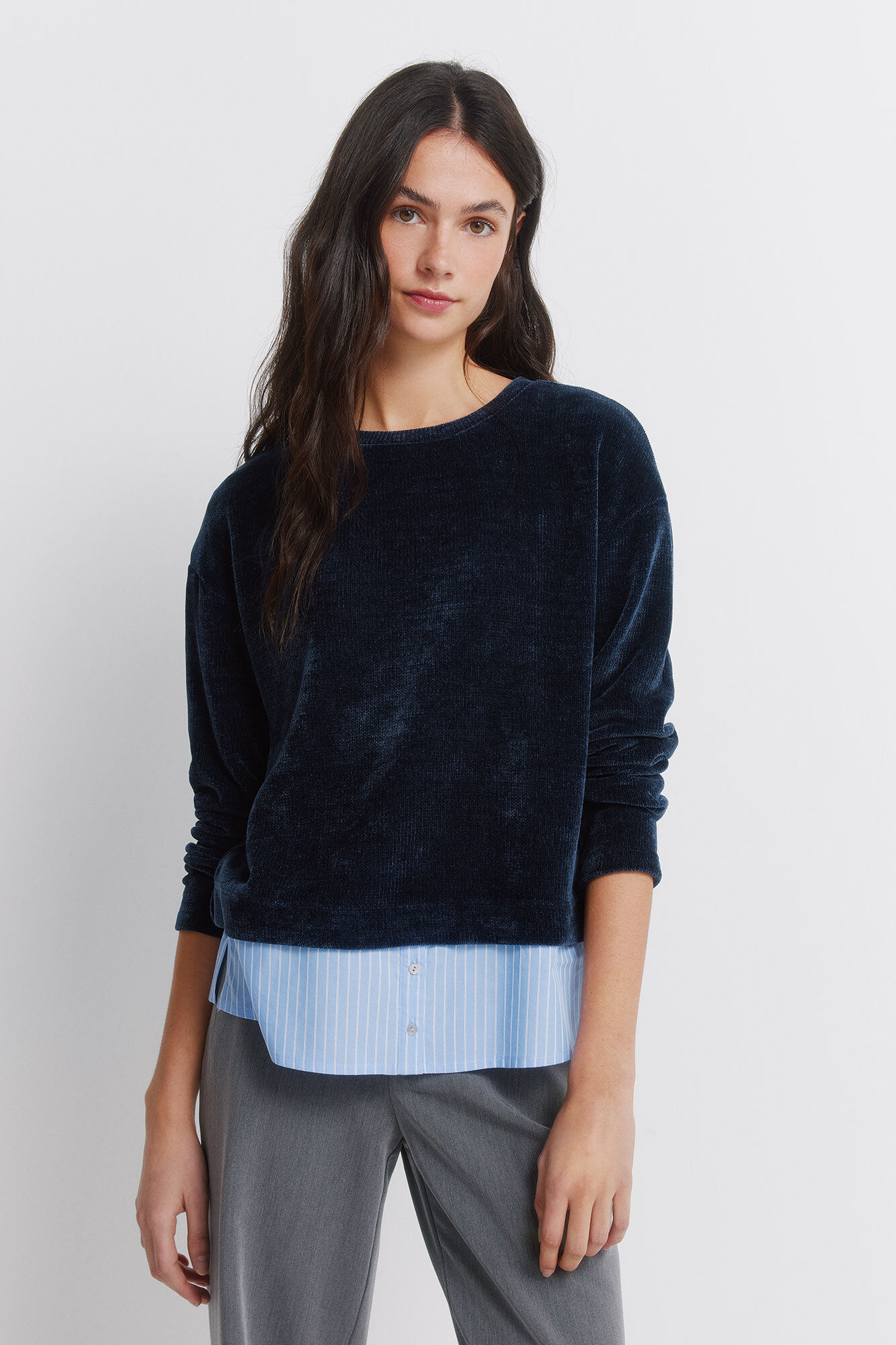 Springfield Camiseta Chenilla bimateria