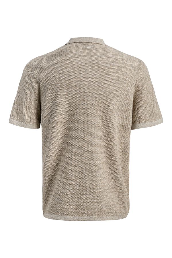 Jack & Jones Camisola de malha regular fit cinzento