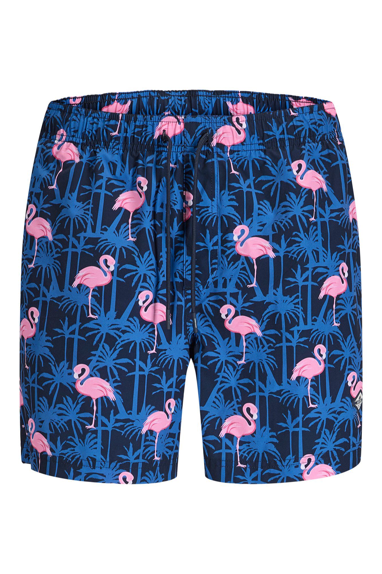 Jack & Jones PLUS Fato de banho estampado flamingos