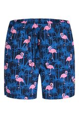 Jack & Jones PLUS Fato de banho estampado flamingos azul