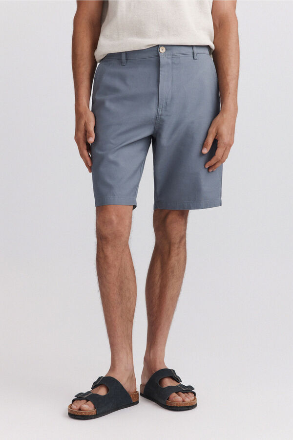 Springfield Bermuda t&eacute;cnica wide & relaxed fit azul