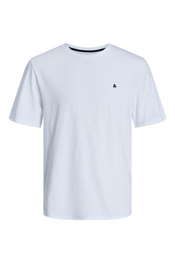 Jack & Jones T-shirt regular bordada branco