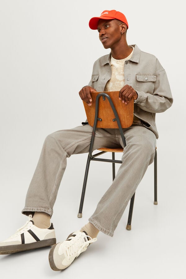 Jack & Jones Calça jeans larga cru