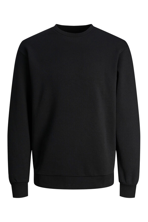 Jack & Jones Basic round neck sweatshirt black