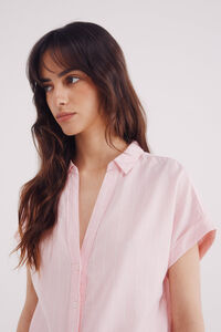 Springfield Camisa Oxford de manga curta