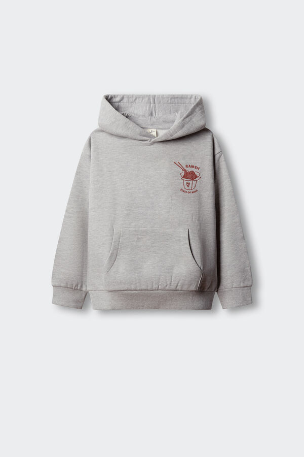 Springfield Kids Sweatshirt "Korean Noodes" crian&ccedil;a cinzento