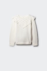 Springfield Kids Camisola com bordados para menina bege