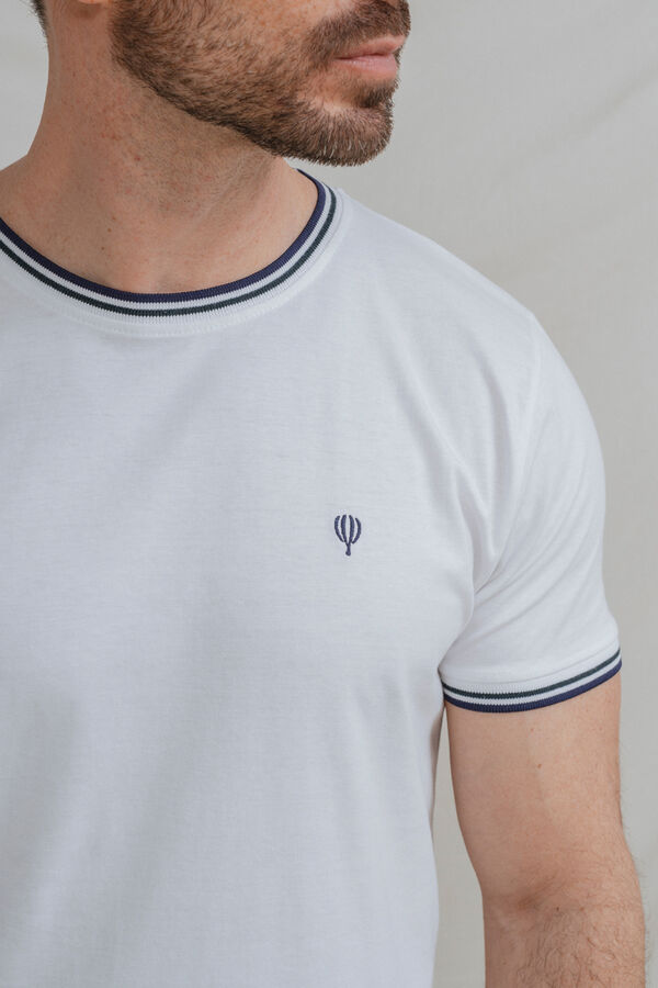 Celopman T-shirt b&aacute;sica branco