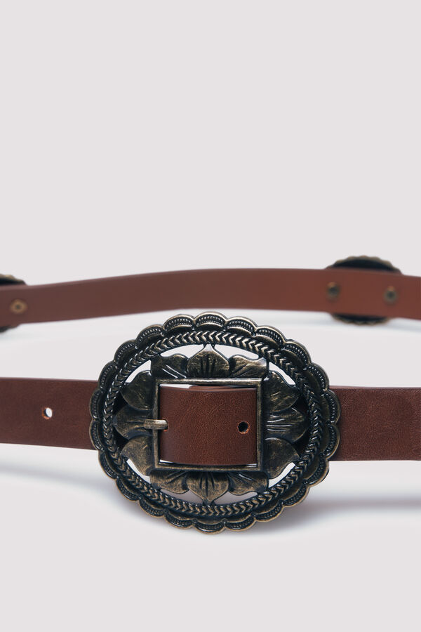 Springfield Fivelas de cinto de cowboy cru