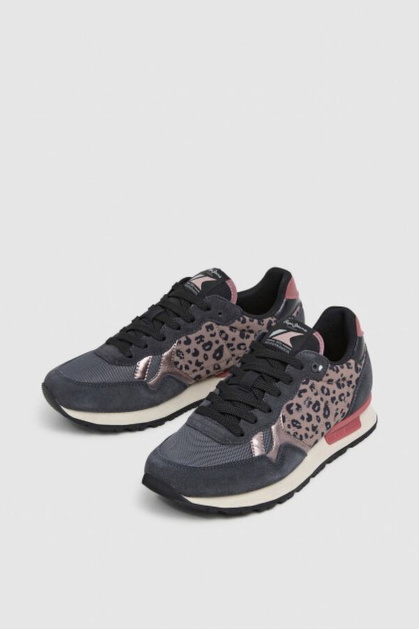 Pepe Jeans Sapatilhas retro cinzento