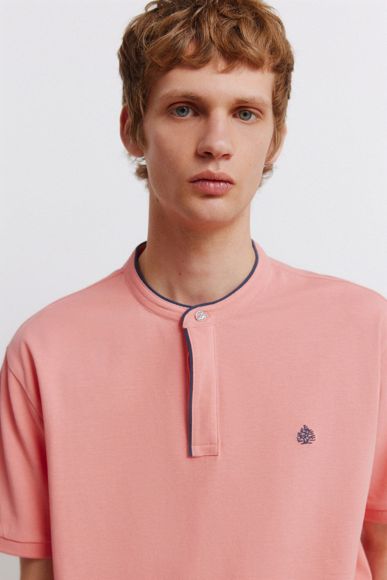 Springfield Polo em piqu&eacute; gola mao slim fit