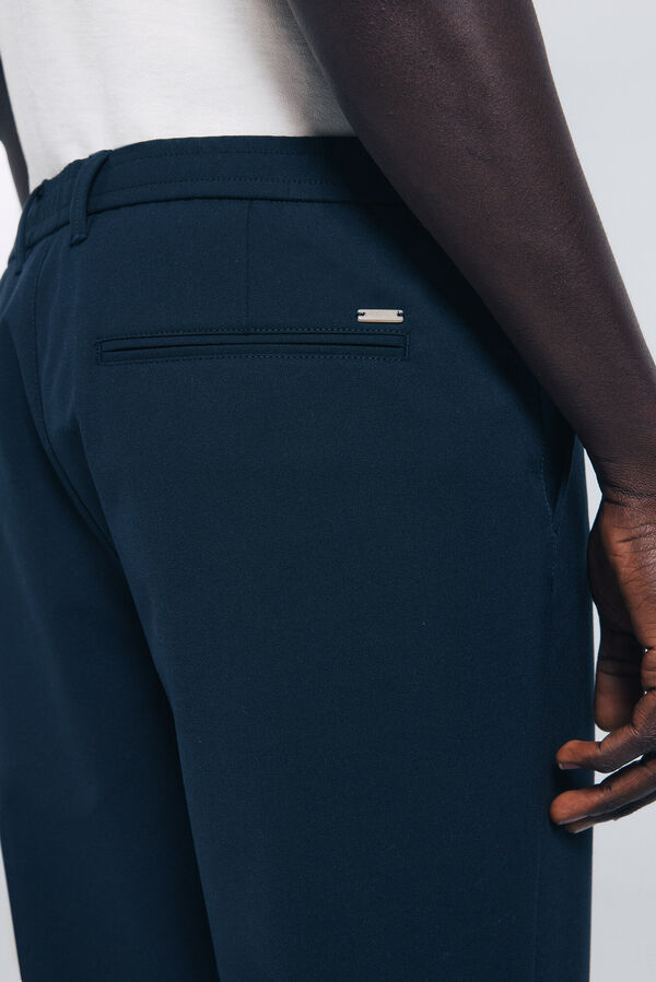 Springfield Cal&ccedil;a cal&ccedil;as chino estruturada Paul azul