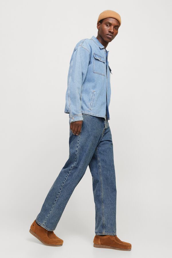 Jack & Jones Jeans baggy cinco bolsos azul
