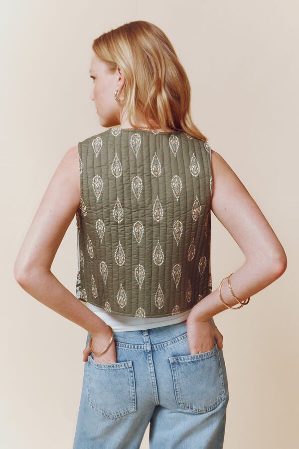 Springfield Chaleco Lanzarote estampado