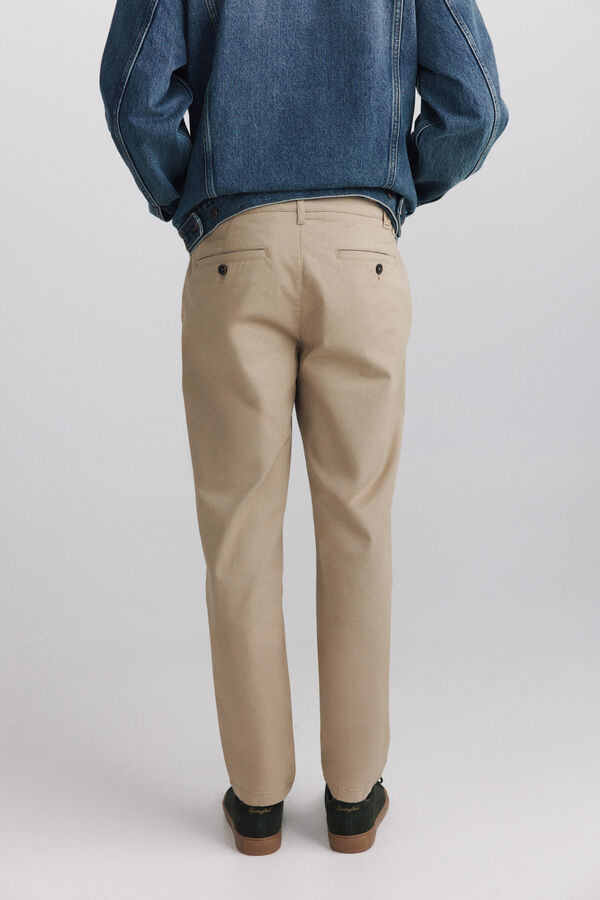Springfield Cal&ccedil;as chino slim fit bege