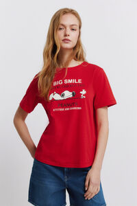 Springfield T-shirt de manga curta Snoopy