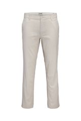 Jack & Jones Cal&ccedil;as chino regular fit em linho cru