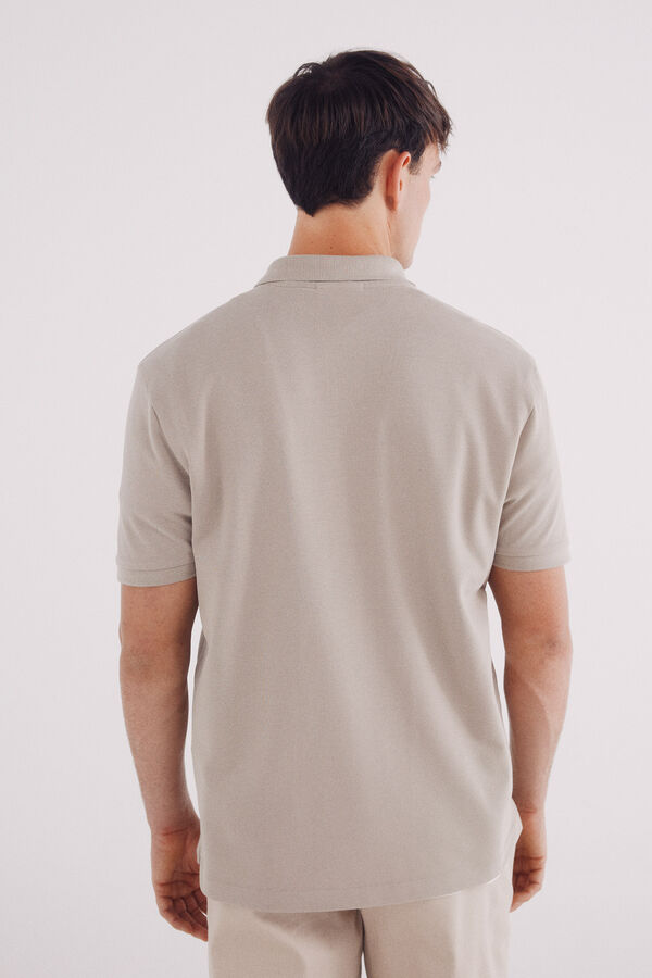 Springfield Polo piqué básico regular fit cru