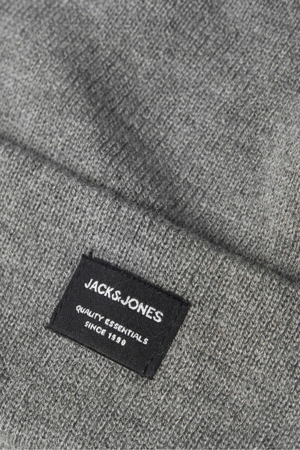 Jack & Jones boné de malha cinzento