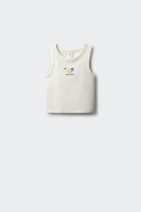 Springfield Kids Top bordado de frutas para menina